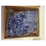 Geosar 30 Pieces Artificial Christmas Berry Picks with Snowflake Glitter Artificial Holly Berry Stems for Christmas Tree Ornaments Vases DIY Crafts Home Wedding Party Holiday Decor(Blue)