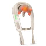 Snailax Cordless Neck Massager with Heat, Shiatsu Neck and Shoulder Massager for Deep Tissue, Kneading Back Massage Pillow for Leg, Body, 2 Heating Levels, Gifts for Men Women