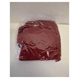 Knitgrip 20 x 71 Inches Christmas Extra Large Velvet Bows Christmas Tree Topper Decor Giant Xmas Tree Toppers Bows for Home Wreath Wall Backdrop Birthday Wedding Party Decorations(Deep Red)