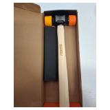 LOZAGU 12oz Mallet Hammer with Tapping Block, Double-Face Nylon & Plastic hammer, Soft Face Hammer