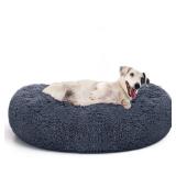 MIXJOY Orthopedic Dog Bed Comfortable Donut Cuddler Round Pet Beds Ultra Soft Washable Dog and Cat Cushion Bed (20