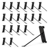 HUHOLE Gridwall Hooks 6 Inch, 50PC Display Hooks for Grid Wall, Hook for Grid Wall Panel, Black