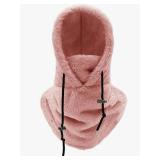 Hood Ski Mask, Winter Wind-Resistant Face Mask, Breathable Thermal Neck Warmer Helmet, Warm Face Cover Hat Cap Scarf