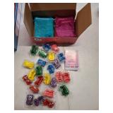 ONEHAUS Valentines Day Cards - 24Pcs Car Valentines Cards With Cute Crayon for School Class Gift Exchange, Perfect Valentines Day Gift Cards for Classroom