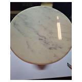 Better Homes & Gardens Aster Drink Table, White Marble