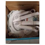 Fisher-Price Portable Baby Chair Sit-Me-Up Floor Seat With Developmental Toys & Machine Washable Seat Pad, Pacific Pebble