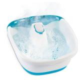 HoMedics Bubble Mate Foot Spa, Toe Touch Controlled Foot Bath with Invigorating Bubbles and Splash Proof, Raised Massage nodes and Removable Pumice Stone