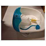 HoMedics Bubble Mate Foot Spa, Toe Touch Controlled Foot Bath with Invigorating Bubbles and Splash Proof, Raised Massage nodes and Removable Pumice Stone