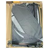 YADAQE Baby Bassinet, Baby Basinet Bedside Sleeper, Easy to Fold Portable Crib Side Bassinet 2025new Style Girl/boy bassinets (Dark Gray)