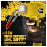 Allturn Plastic Welder,Plastic Welding Kit 3 in 1,Plastic Repair Welder Kit,1000pcs Plastic Welding Staples,Plastic Welding Rods Kit,Repair for Most Thermoset Plastics,Yellow