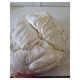 Trlyc 30 Pcs Spandex Chair Covers for Dining Chairs Stretch Polyester Dining Chairs Slipcovers for Wedding Party Decor Banquet Flat-Front Chair Cover (Ivory)