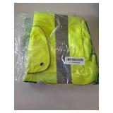 JKSafety 9 Pockets Class 2 High Visibility Zipper Front Safety Vest With Reflective Strips, Yellow Meets ANSI/ISEA Standards (Medium, Yellow)