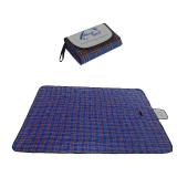 Wind Tour Waterproof Picnic Blanket with Carry Strap - Foldable Sandproof Outdoor Mat for Camping, Beach, Park - 59" x 71",Blue(Single Mat)