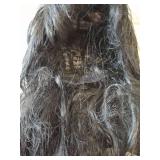 Linfairy Long Wavy Black Wig Big Bouffant Beehive Wigs for Women fits 50s 80s Costume