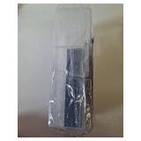 JUXYES Plastic Carry Storage Box with Removable Dividers, Clear Art Craft Supply Storage Bin Sewing Box with Handle Lid, 2 Layers Stationery Storage Case for School/Office Supplies