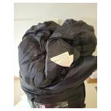 HiZYNICE Sleeping Bags for Adults Cold Weather Zero Degree Extra Large Sleeping Bag Adult Big and Tall Winter Camping XXL,Black Right Zip,90\" x 39\"