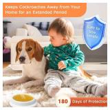 36 Pack Cockroach Gel Bait, Highly Effective Roach Killer Indoor Infestation Solution, Fast Acting Cockroach Killer Indoor Home Kitchen Use, Easy to Apply & No Mess Roach Bait Gel, Long-Lasting