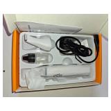 oneisall Dog Paw Trimmer, Cordless Paw Hair Trimmer for Dogs with Double Blades, Quiet 2 Speed Small Dog Grooming Clippers for Paws, Eyes, Ears, Face, Rump (White)