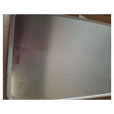 Stainless Steel Cutting Board Double Sided Steel Food Grade PP, Large Chopping Board for Meat and Kitchen, Non-Slip 16 x 11