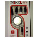 3-in-1 TPE Universal Charging Cable