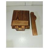 DOITOOL Wood Tortilla Press Dumpling Skin Maker Presser, Wood Dough Presser Traditional Tortilla Maker, 6.5 x 5.1 inch