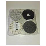 Coasters Set of 8, Absorbent Coasters for Drinks, Living Room Decor, Coffee Table Decor, Bar Accessories for The Home Bar Set (Grey Without Holder)