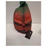 CreepyParty Deluxe Novelty Halloween Costume Party Props Latex Pumpkin Head Mask (Pumpkin)