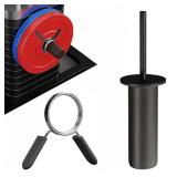 Fosegei Weight Stack Pin, Gym Pin with Spring Clip Collar, Weight Pins for Weight Stack Machine, Weight Stack Extender Pin Strength Training Equipment for Cable Tower and Functional Trainer Machin