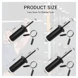 Fosegei Weight Stack Pin, Gym Pin with Spring Clip Collar, Weight Pins for Weight Stack Machine, Weight Stack Extender Pin Strength Training Equipment for Cable Tower and Functional Trainer Machin