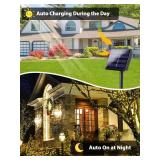 2 Pack 200 LED Solar String Lights for Outside, Solar Christmas Lights Outdoor Waterproof, Solar Outdoor String Light with 8 Lighting Modes for Xmas Tree Wedding Party Garden Decorations (Warm White)