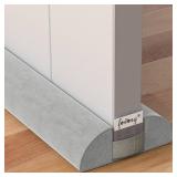 fowong Door Draft Stopper 32 Inch Adjustable Draft Stopper for Bottom of Door, Soundproofing 30" to 32" Noise Blocker Seal Large Gap up to 1.7"", Easy to Install, Grey