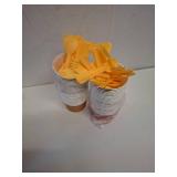 Teenyyou 48 Pcs 9 oz Fall Treat Snack Cups with Spoons Ice Cream Bowls Thanksgiving Treat Snack Dessert Cups Chili Cookoff Paper Soup Bowls for Hot or Cold Food Party Favor Supplies