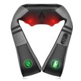 Medcursor Neck Massager with Heat for Pain Relief Deep Tissue, Rechargeable, Shiatsu Neck and Shoulder Massager, Ideal Choice for Men, Women, Mom & Dad