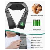 Medcursor Neck Massager with Heat for Pain Relief Deep Tissue, Rechargeable, Shiatsu Neck and Shoulder Massager, Ideal Choice for Men, Women, Mom & Dad