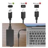 45W USB C Charger for Lenovo Chromebook 100e 300e 500e C330 S330 C340 S340, Chromebook 3100 5190 for Dell, for Samsung Chromebook XE520QAB XE310XBA School Chromebook Type C Power Adapter Cord