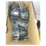 Amyhill 12 Pieces 12 oz Construction Monster Truck Shaped Cups Set Party Favors Truck Construction Cups with Orange Straw Birthday Halloween Christmas Supplies Decoration Plastic for Kids Party