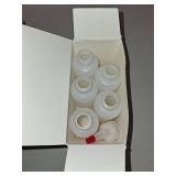 Ninsula 5Pcs Squeeze Bottles, 4 Oz Plastic Condiment Squeeze Bottles with Red Twist Top Cap, Empty Squeeze Bottles for Sauces, Ketchup, Mustard, Syrup, Oil, Dressings, Travel, Lab, and Crafts