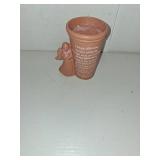 Dicksons Thought of You Burnt Orange Angel 4.25 x 5 Resin Decorative Outdoor Standing Planter Pot