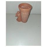 Dicksons Thought of You Burnt Orange Angel 4.25 x 5 Resin Decorative Outdoor Standing Planter Pot