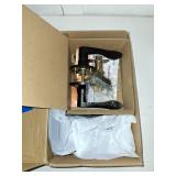 Veise VE017-L Fingerprint Smart Lock with 2 Lever Handles, Keyless Entry Front Door Lock Set, App Control, Electronic Digital Keypad Deadbolt, Easy Installation, Emergency Power Port, Matte Black