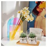 10PCS Mini Bamboo Display Trays - 7"x3.4" Small Decorative Bamboo Trays for Vanity, Plants, Candles, Keys, Soap, Jewelry, Tealight - Not for Serving Heavy Food