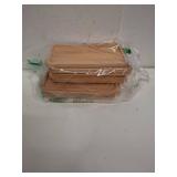 10PCS Mini Bamboo Display Trays - 7"x3.4" Small Decorative Bamboo Trays for Vanity, Plants, Candles, Keys, Soap, Jewelry, Tealight - Not for Serving Heavy Food