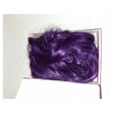 YBYMCAI Long Purple Wavy Wigs for Women Middle Part Dark Purple Wig 26 inch Natural Curly Synthetic Wig Heat Resistant Fiber Wigs for Daily Party Use