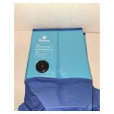 Pawaboo Foldable Dog Pool, Collapsible Pet Bath Pool Bathing Tub, Hard Plastic Doggie Wading Pool for Indoor and Outdoor, Portable Dog Swimming Pool for Small Medium Large Dogs and Cats (39"x12")