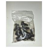 M10-1.5 x 25mm Flanged Hex Bolts Screws, 10.9 Grade Alloy Steel Hexagon Flange Bolts for Machinery Automotive, Black Oxide Finish, Full Thread, 10 PCS