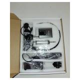 HOTEC UHF Wireless Headset Microphone/Lavalier Lapel Mic with Bodypack Transmitter and Mini Rechargeable Receiver 1/4\" Output for Vlogging or Speech