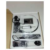 HOTEC UHF Wireless Headset Microphone/Lavalier Lapel Mic with Bodypack Transmitter and Mini Rechargeable Receiver 1/4\" Output for Vlogging or Speech