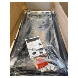 $100 Rolling Clothes Rack with Shelves, 620 lb Capacity, 2-Rod, Black