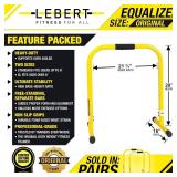 $110 Lebert EQualizer Total Body Strengthener Portable Dip Station