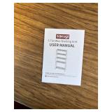 5-Tier Shelf Organizer, Heavy-Duty Shelving, Black 33x12.6x72